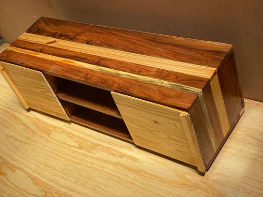 Rustic/Modern/wooden/Rosewood Tv stand image 4