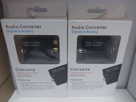 DIGITAL TO ANALOG AUDIO CONVERTER ADAPTER -OPTICAL COAXIAL image 2