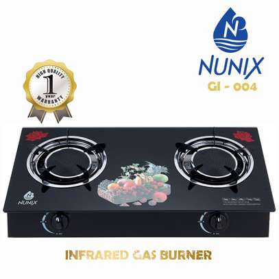 Gas cooker 2 burner infra red image 2