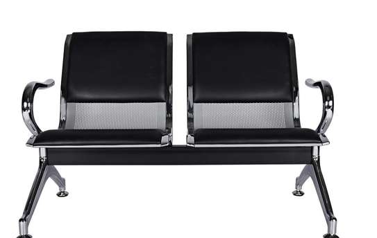 Office Bench: Waiting Two-Link Classic Padded Bench image 2