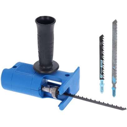 Reciprocating Saw Adapter, Electric Drill Modified Tool Attachment, With Ergonomic Handle And 3 Saw Blades, image 5