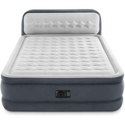 Intex Airbed With Built In Pump & Headboard image 2