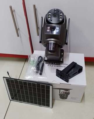 Dual Lens  Ubox Wifi Enabled Solar PTZ CCTV Camera image 2