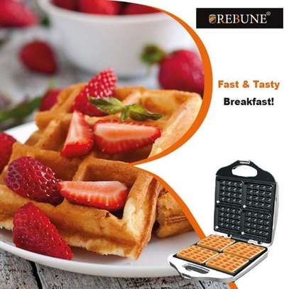Rebune 4-Slice Waffle Maker image 2