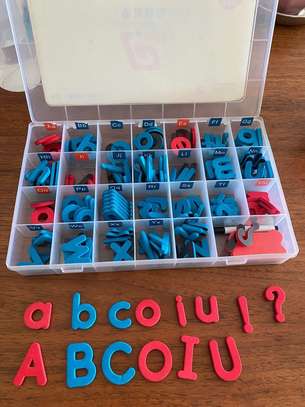magnetic letters and numbers kit foam alphabet ABC image 4