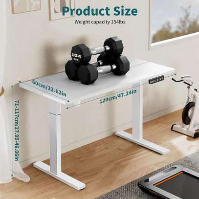 Office Desk : 1400mm  Electric Height Lift Office Desk image 1