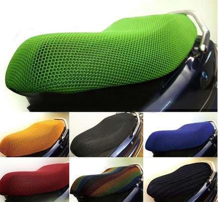 Breathable Heat Insulation Motorbike Cushion Seat Cover image 1