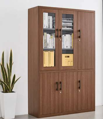 Office Cabinet: 3 Door Wood Cabinet image 4