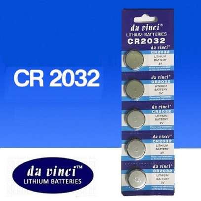 CR2032 Lithium cell coin battery. [5 pack] image 2