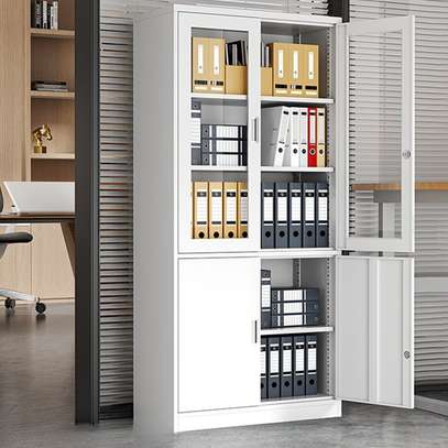 Metallic Office Utility Cabinet image 2
