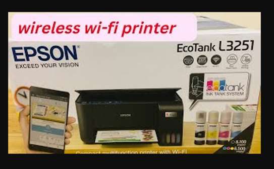 Epson EcoTank L3251 A4 Wi-Fi All-in-One Ink Tank Printer. image 2