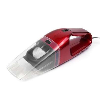 100W 12V Portable Car Vacuum Cleaner Super Suction Handheld Vaccum Cleaner With 5m Power Cord Red-Red (Rose) image 3