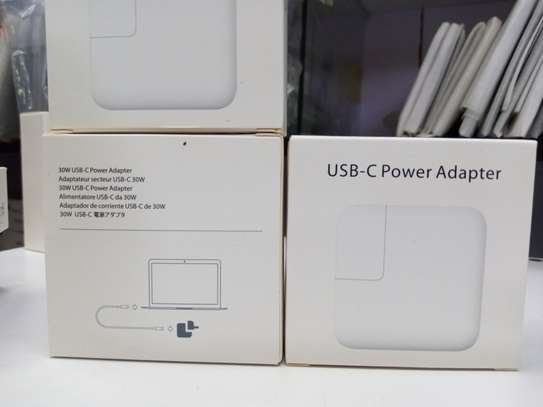 Apple - 30W USB Type-C Power Adapter - White image 2
