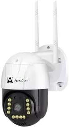 Electric 4G simcard surveillance rotating ptz camera image 3