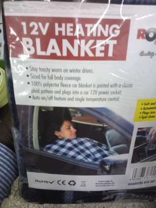 Car heated Polyester fleece Blanket image 3