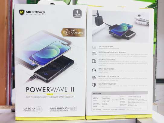 Power Bank Micropack Wireless 10000 Mah-powerwave image 1