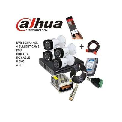 Dahua Cameras 4 Channel kit, 1TB Harddisk image 1