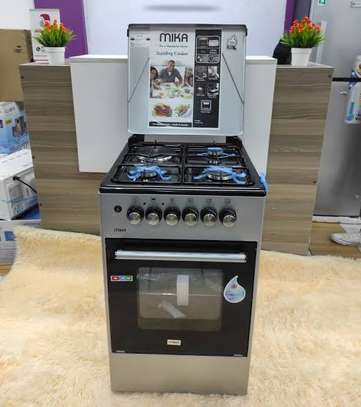 MIKA Standing Cooker, 60×60, 3+1, Electric Oven image 1