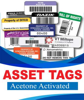 Asset Tags (Acetone Activated) image 1