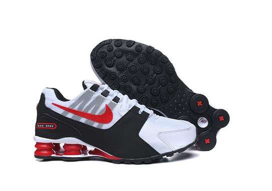 Nike Shox Avenive NZ 2 White Black Red Running Shoes image 2