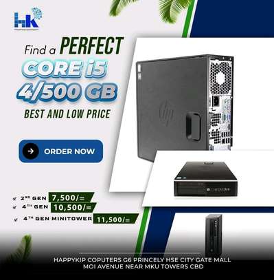 HP core I5 desktop 4gb ram 500gb hdd image 1