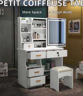 Dresser: Dressing Mirror With  Drawers In Mogonga image 2