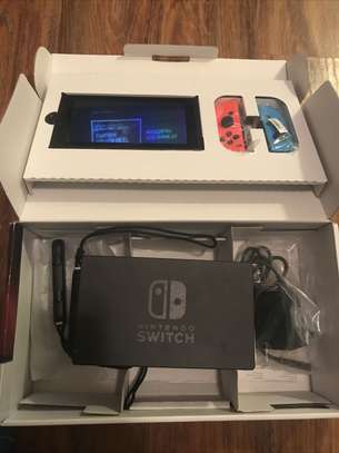 Nintendo Switch Console Neon Blue and Red Joycon Version 2 image 2