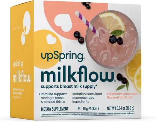 UpSpring Milkflow Immune Support Breastfeeding Supplement image 1
