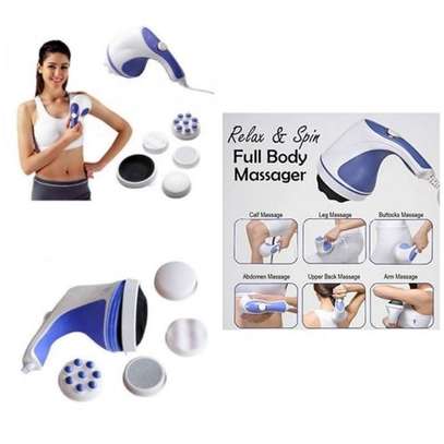 Relax & Spin Tone Full Body Massager - Blue/White image 2