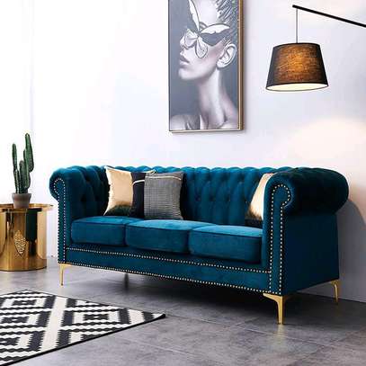 2 seater chesterfield modern sofa design image 1