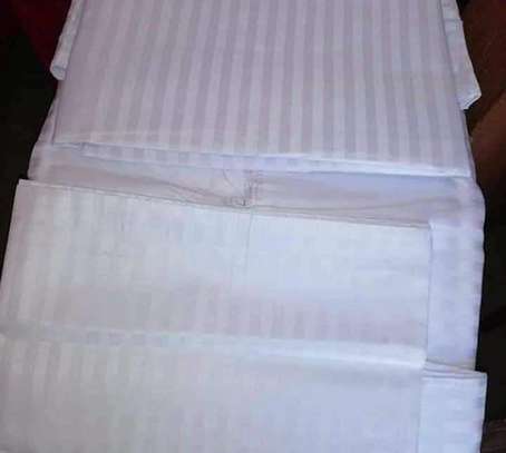 Top quality white hotel/home bedsheets image 3