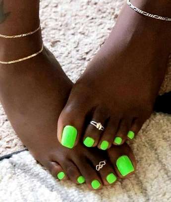 Pedicure and gel polish services image 1