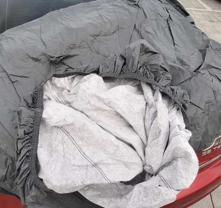 All-Weather Outdoor Car Body Covers with Cotton Lining. image 3