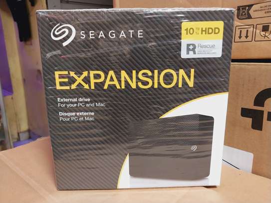 Seagate Expansion Desktop 10TB External Hard Drive HDD - USB image 1