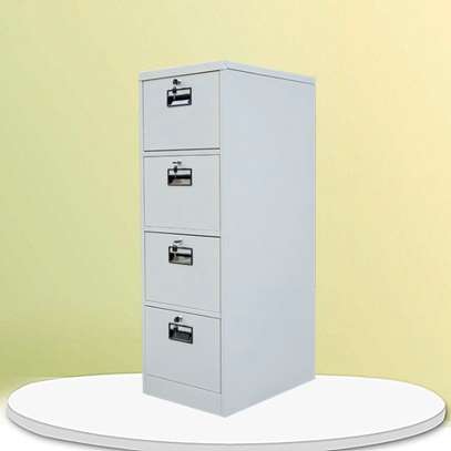 Office Cabinet: Powder Coated 4-Drawer cabinet With 4 Keys image 2
