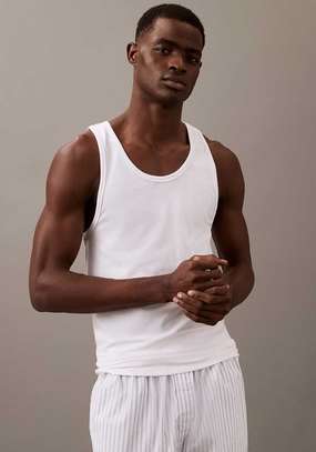Men's 3 Pack Cotton Sleeveless Vests - Calvin Klein image 5