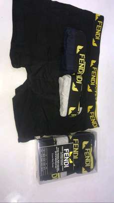 Quality Gucci  Calvin Klein Fendi Emporio Armani Lacoste 3 in 1 Pack 
Boxers S to 2xl
Ksh.1500 image 4