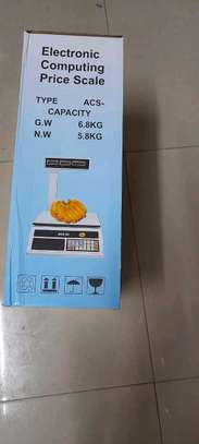 Electronic weighing Computing price machine  6.8kg gross weight image 2
