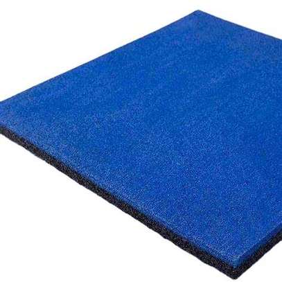 Coloured gym mats / rubber tiles image 2
