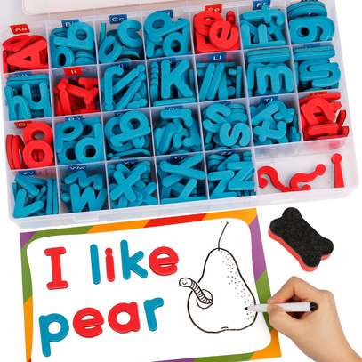Magnetic Letters Educational For Kids Learning Spelling image 1