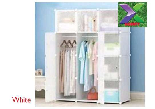 Semi permanent portable plastic wardrobe image 1