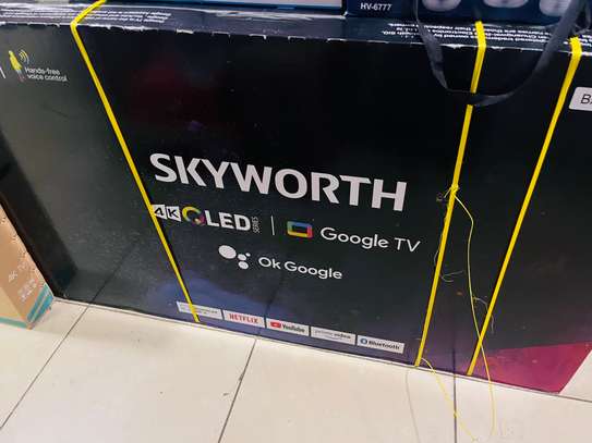 SKYWORTH 65 INCHES SMART ANDROID QLED UHD TV image 1