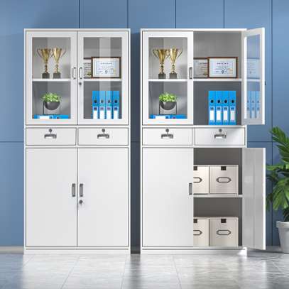Office Cabinet: Secure 2 Door Metallic Filing Cabinet image 6