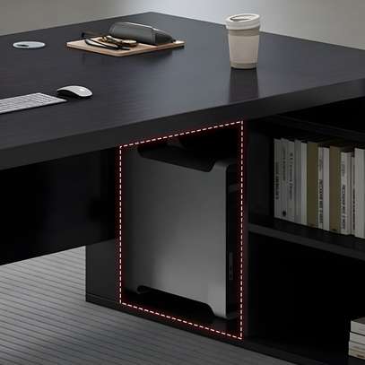 Office Desks: 1600mm Modern Hardwood Office Desk image 4