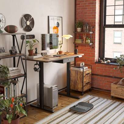 Office Desk : Single Electric Adjustable Office Desk image 6