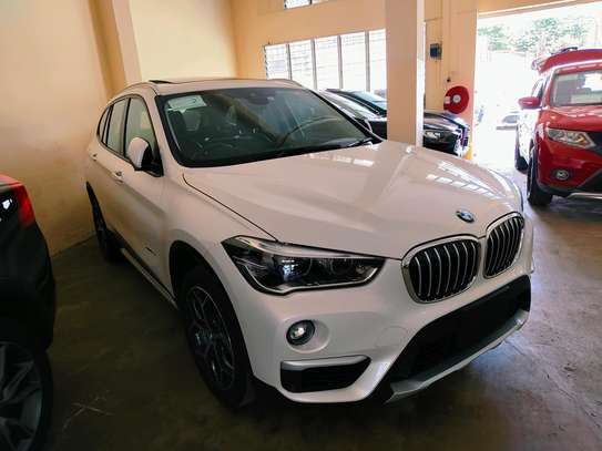 BMW X1 Sunroof White 2017 petrol image 2