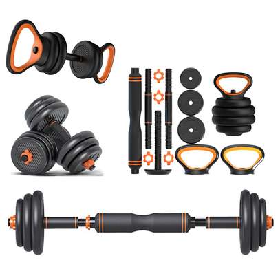 Adjustable Dumbbells, Barbell, Kettle Bell, 40 KG image 1