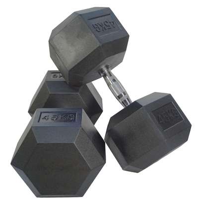 45kg Hex exercise Gym Workouts Dumbbells image 2