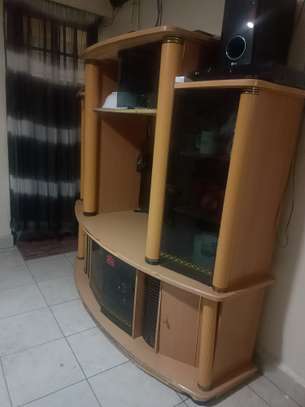 Fancy Wall Unit Stand And Tv Place image 2