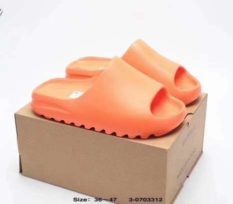 Adidas Yeezy Slide Pure Orange Casual Shoes image 1